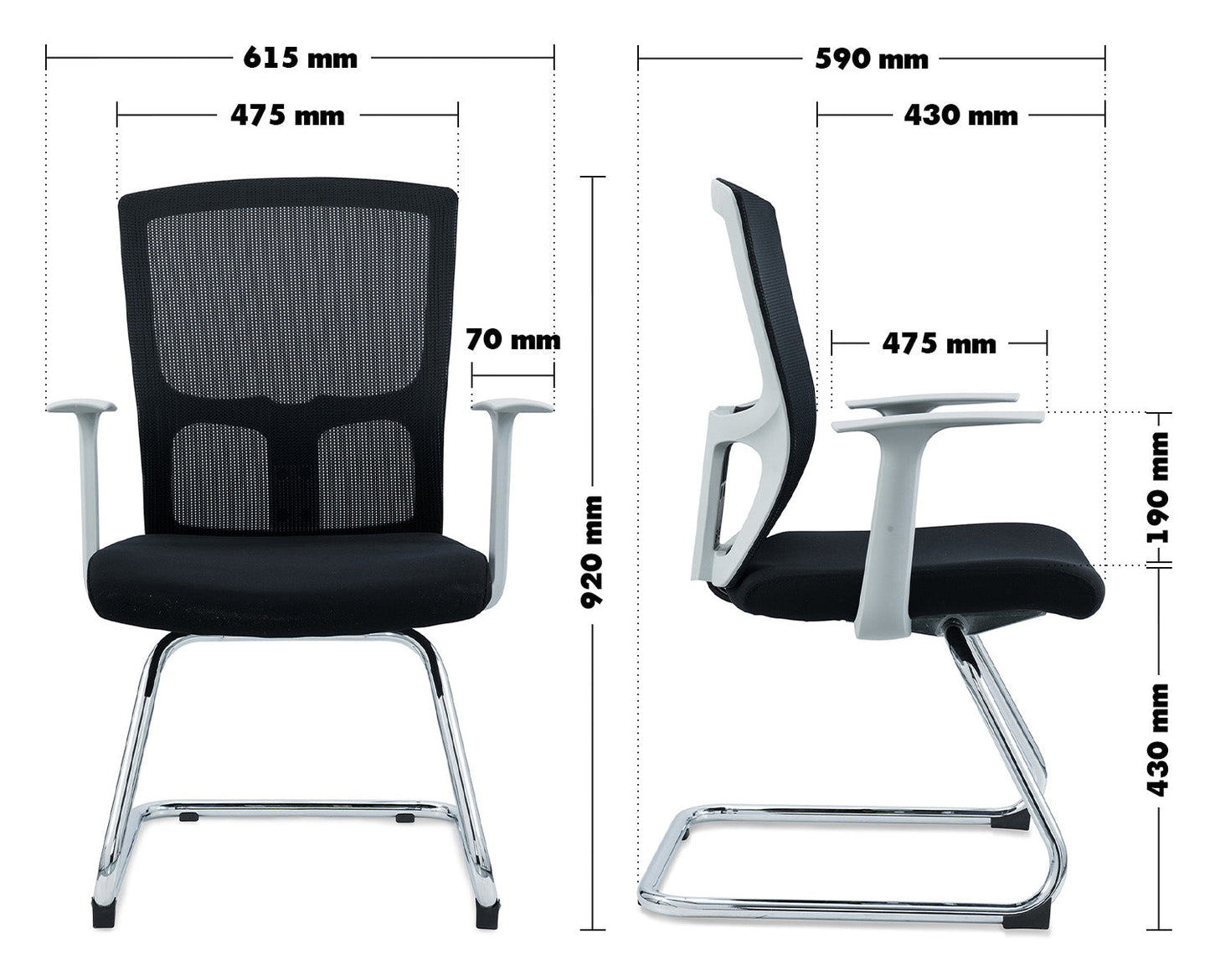 (Fast Delivery) Mesh Meeting Chair MOD