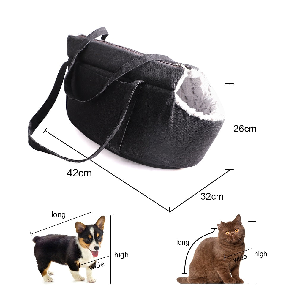 Pets Carrier for Cat Carrying bag for Cats Backpack for Cat Panier Handbag Travel Small Bag Plush Puppy Bed Pet Products Gatos