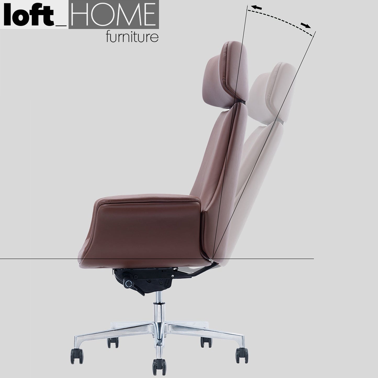 Modern Genuine Leather Office Chair CHRO